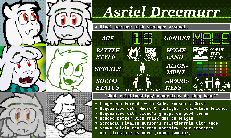 Asriel's Bio